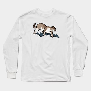 Cougar design | Mountain lion Long Sleeve T-Shirt